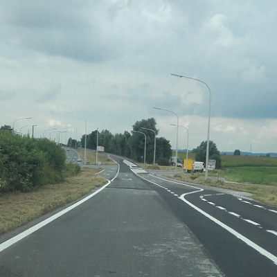 Nouvelle piste cyclable sur la N60 ( Thieulain-Leuze )