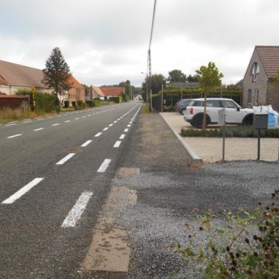 Une piste cyclable Leuze-Tourpes toute propre !